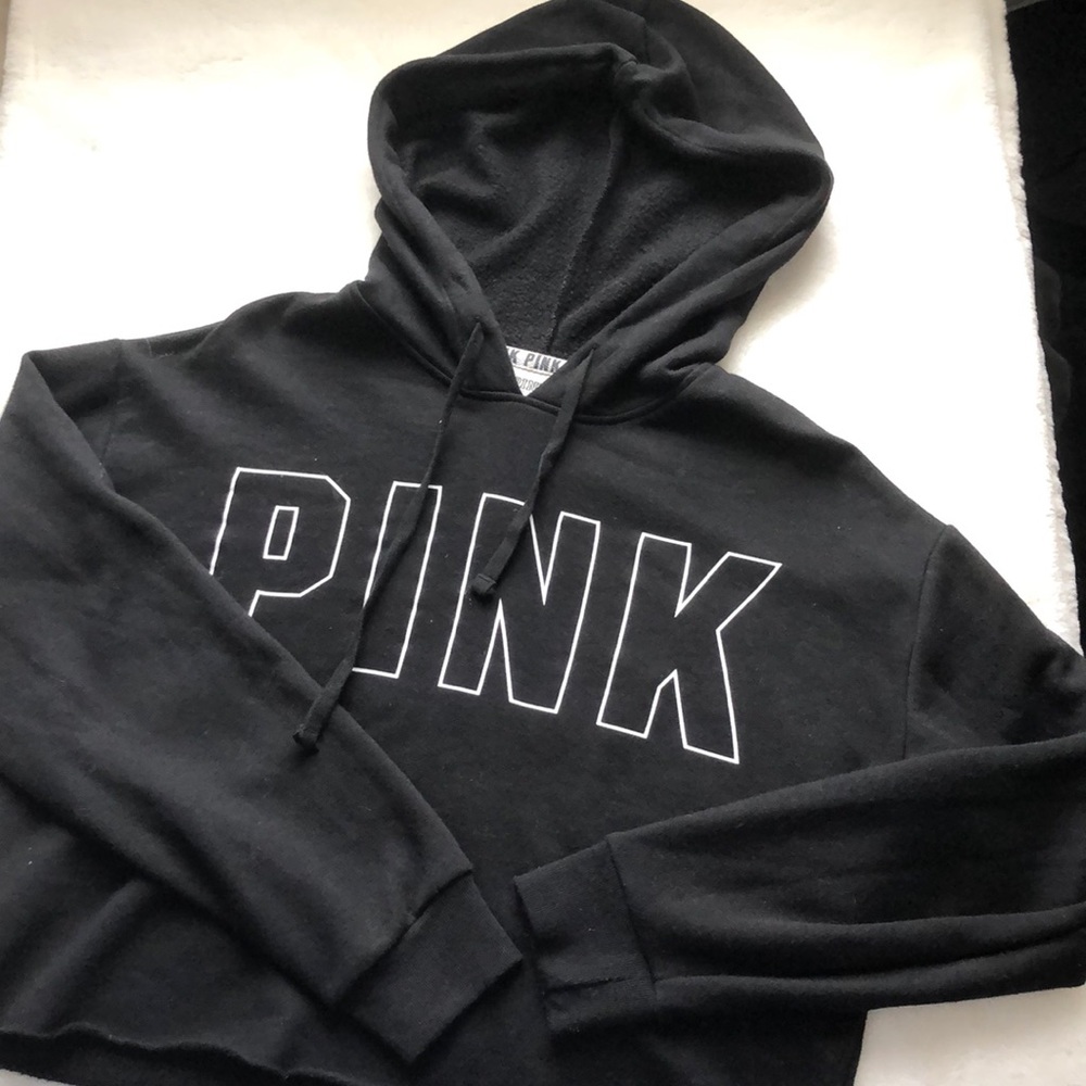 Cropped Pink hoodie
